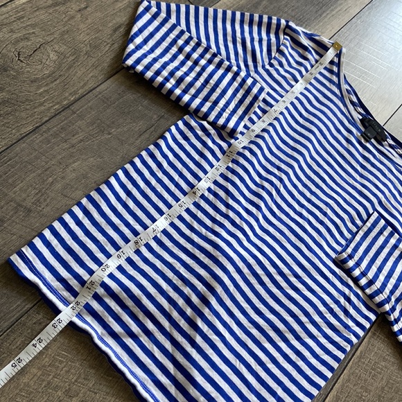 J. Crew Striped Twist Back Top - Picture 10 of 12